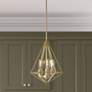 1_Dawes 13" Wide Modern Gold 3-Light Pendant