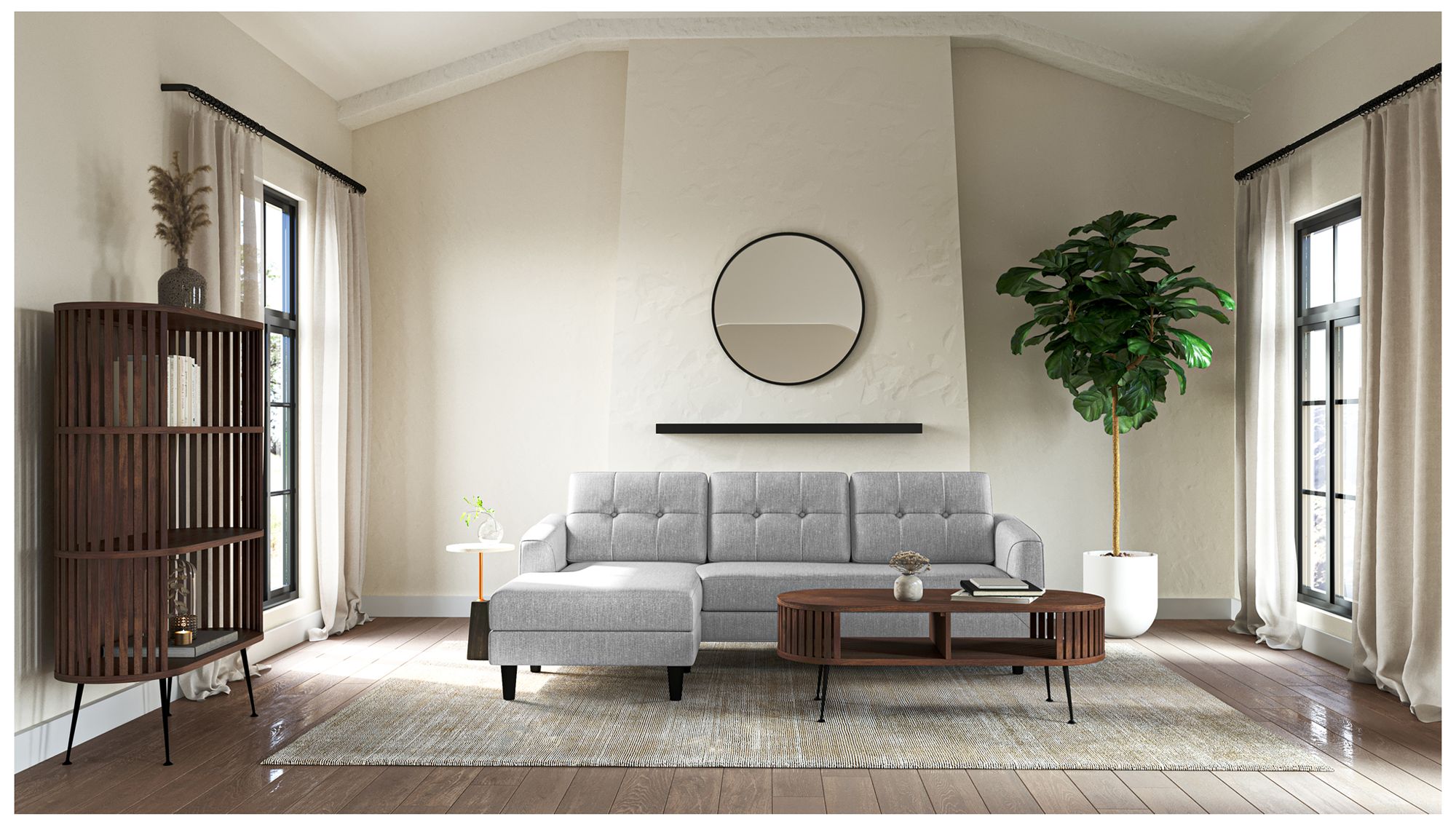 Image 4 Dawn Accent Table White more views