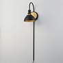 4_Dawn Pin Up Wall Sconce - Antique Brass/Black more views