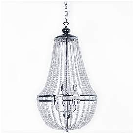 Image1 of Dawson 20" Wide 6 Light Polished Chrome Chandelier