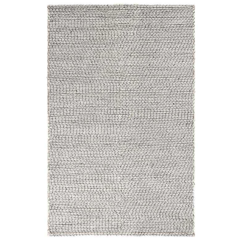 Image 1 Dawson 5'x8' Gray Rectangular Wool Area Rug