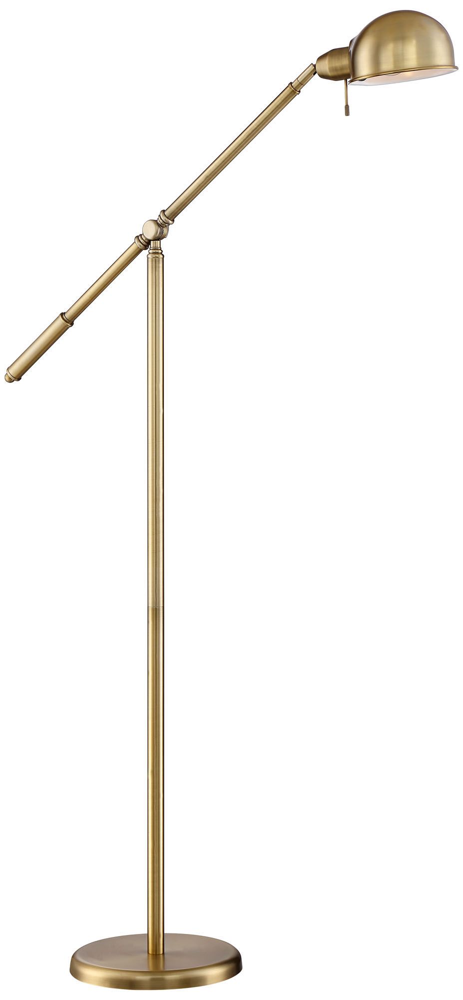 tripod lamp brass