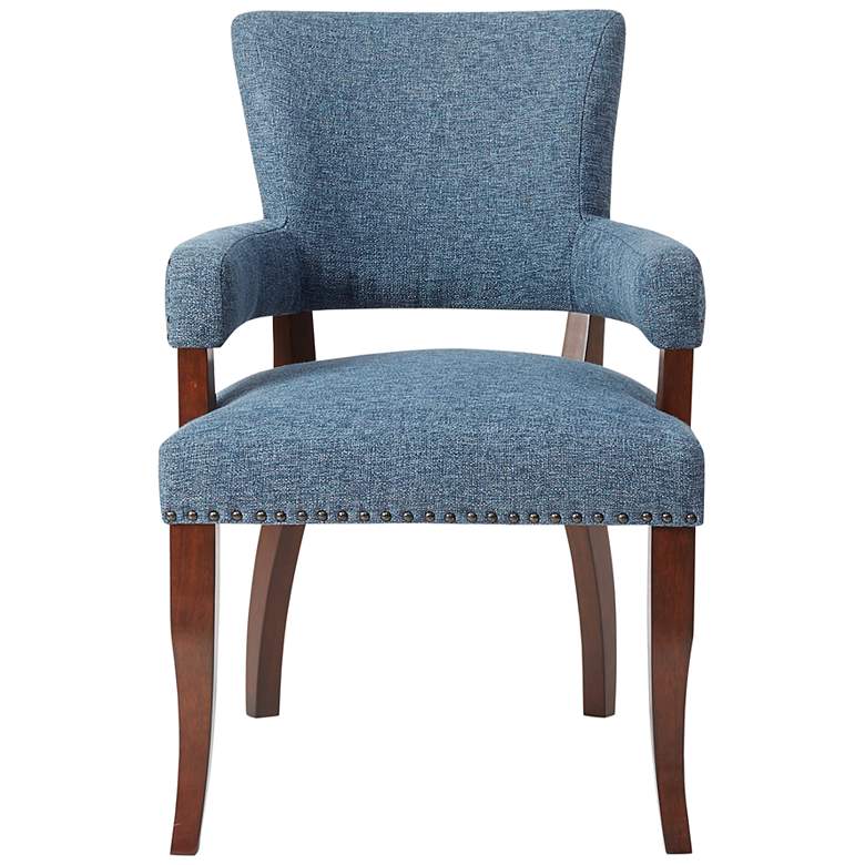 Image 5 Dawson Blue Fabric Dining Armchair more views