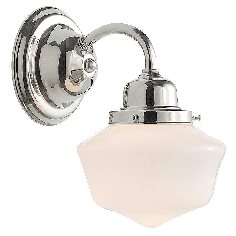 Image 1 Dawson Collection Polished Nickel 9" High Wall Sconce