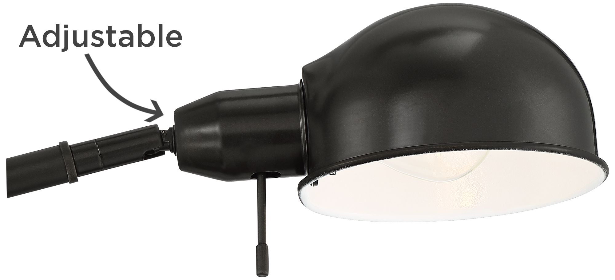 Dawson Dark Bronze Adjustable Pharmacy Floor Lamp 42D35 Lamps Plus