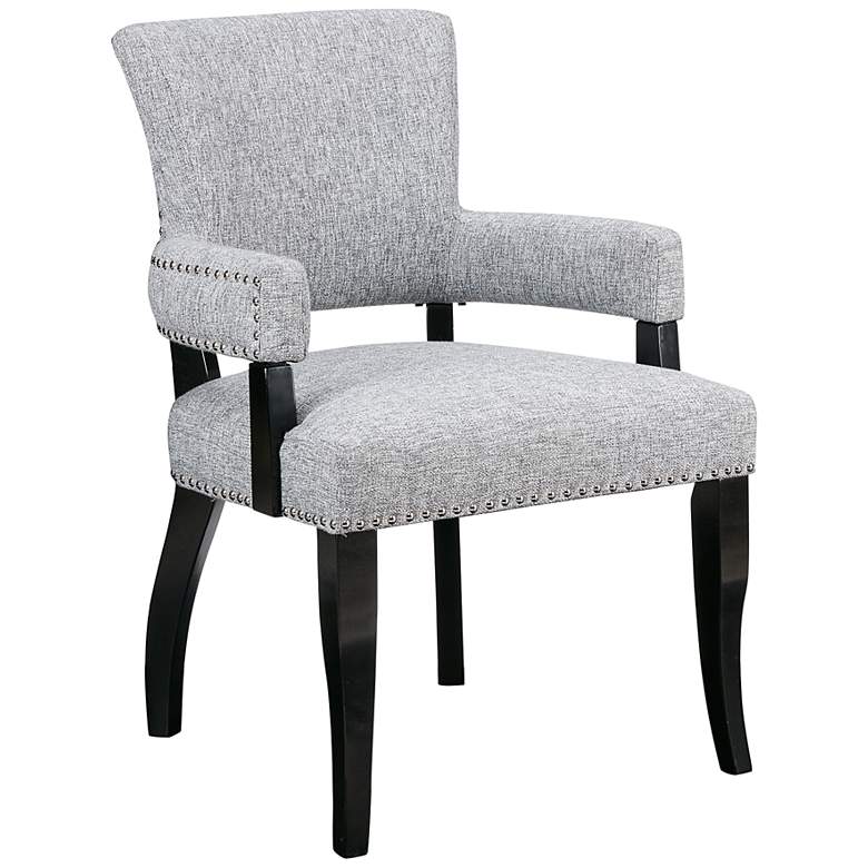 Image 6 Dawson Gray Fabric Dining Armchair more views