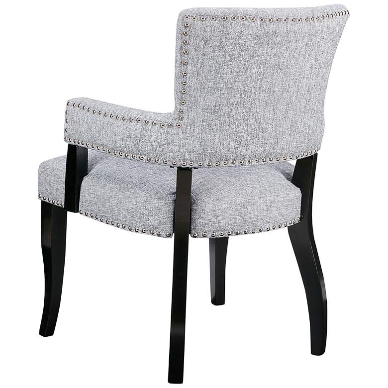 Image 7 Dawson Gray Fabric Dining Armchair more views