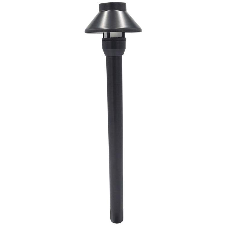 Image 1 Dax 16 inch High Bronze Metal LED Direct Burial Post Light