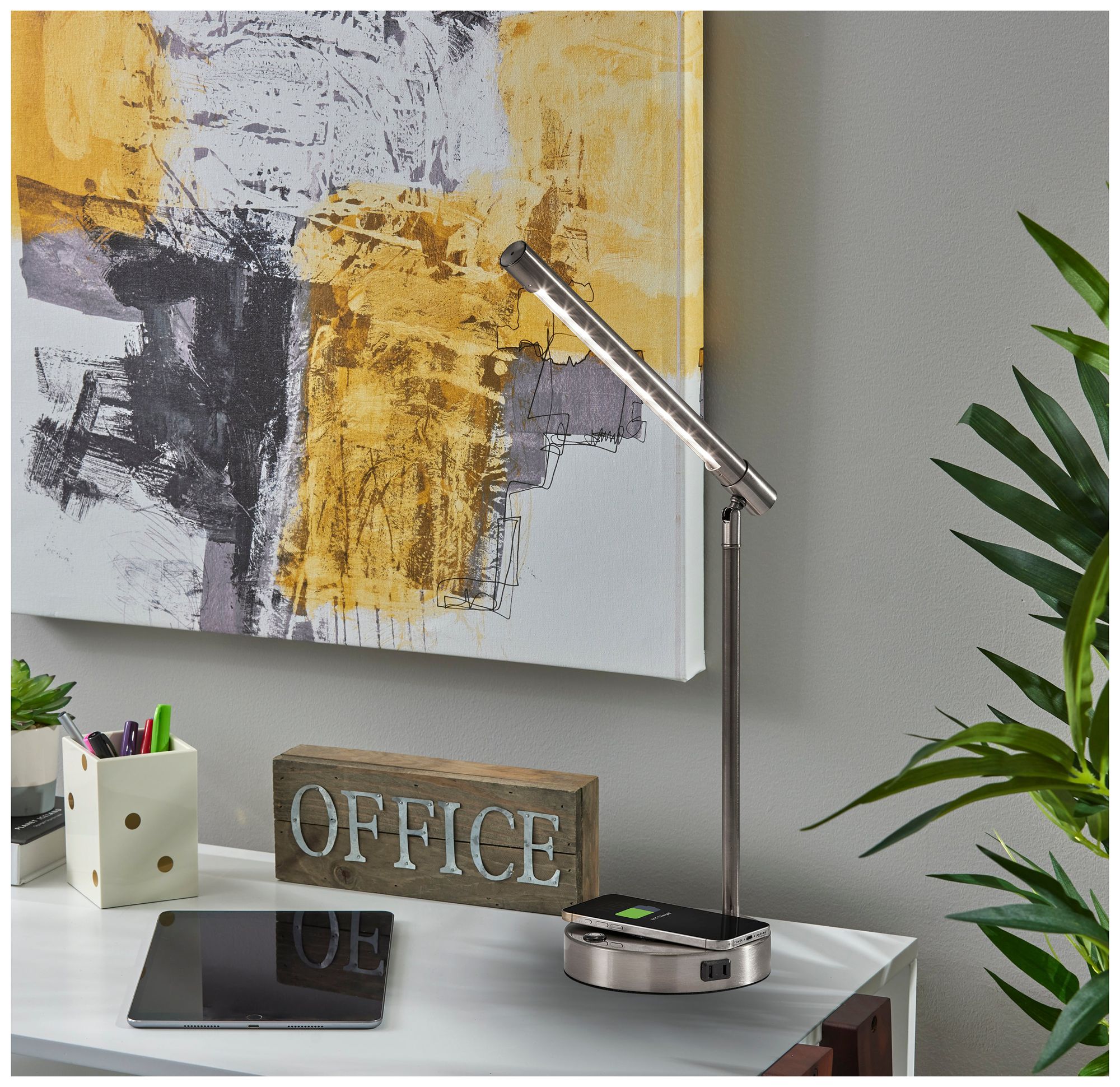 Image 6 Dax LED Wireless Charging Desk Lamp more views