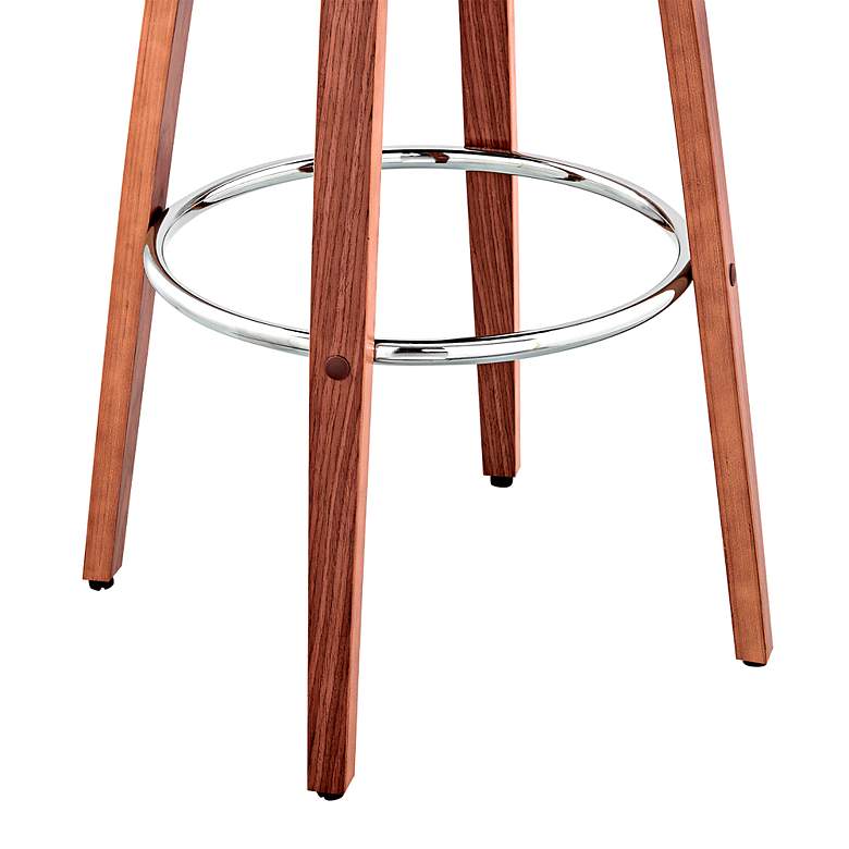Image 6 Daxton 26" Gray Faux Leather Swivel Counter Stool more views
