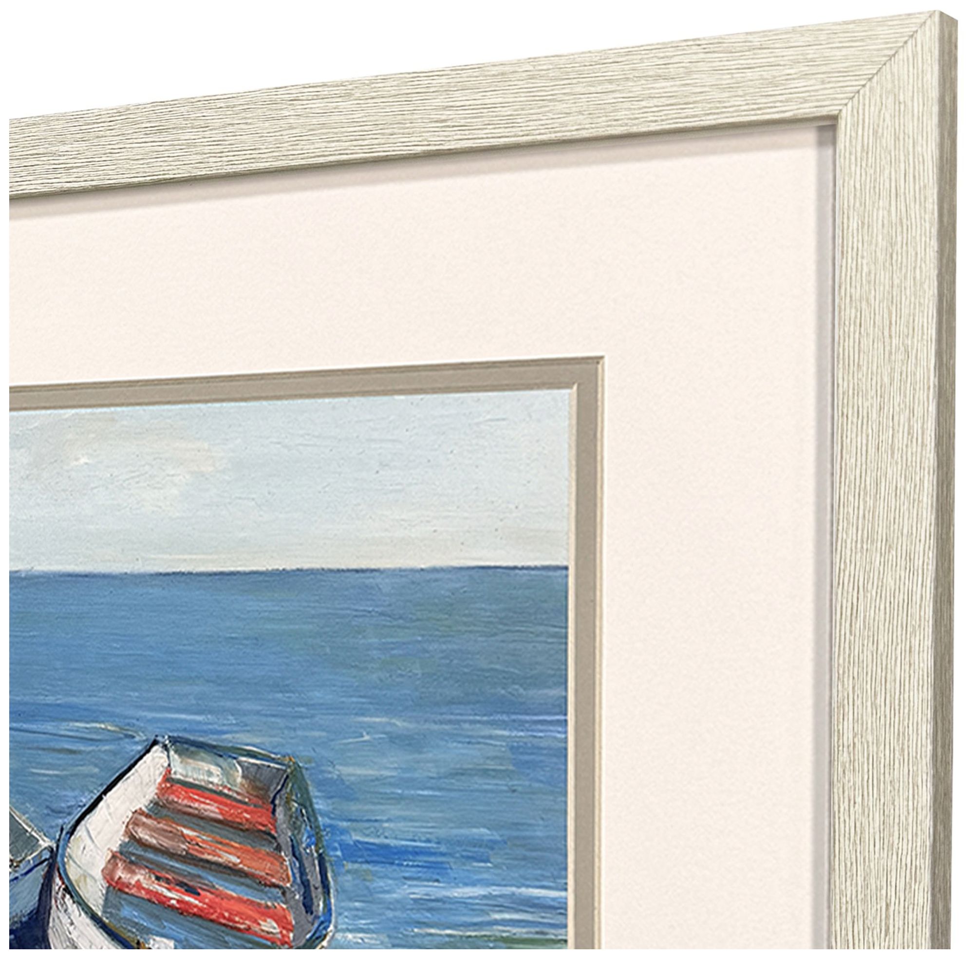 Image 3 Day of Fishing 20"W x 17"H Framed Art Set of 2 more views