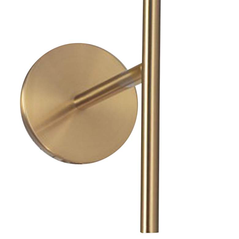 Image 3 Dayana 15 3/4" High Aged Brass Wall Sconce more views