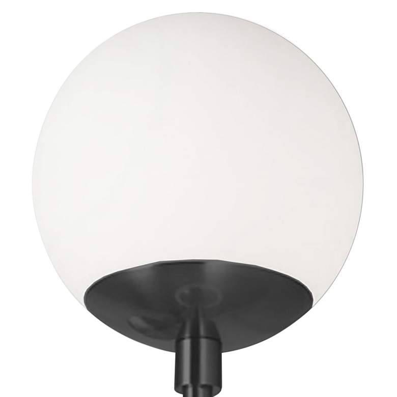 Image 2 Dayana 15 3/4 inch High Matte Black Wall Sconce more views