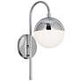 2_Dayana 18 1/2" High Polished Chrome Wall Sconce
