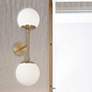 1_Dayana 23 3/4" High Aged Brass 2-Light Wall Sconce