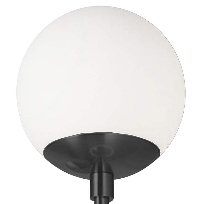 Image 2 Dayana 23 3/4 inch High Matte Black 2-Light Wall Sconce more views