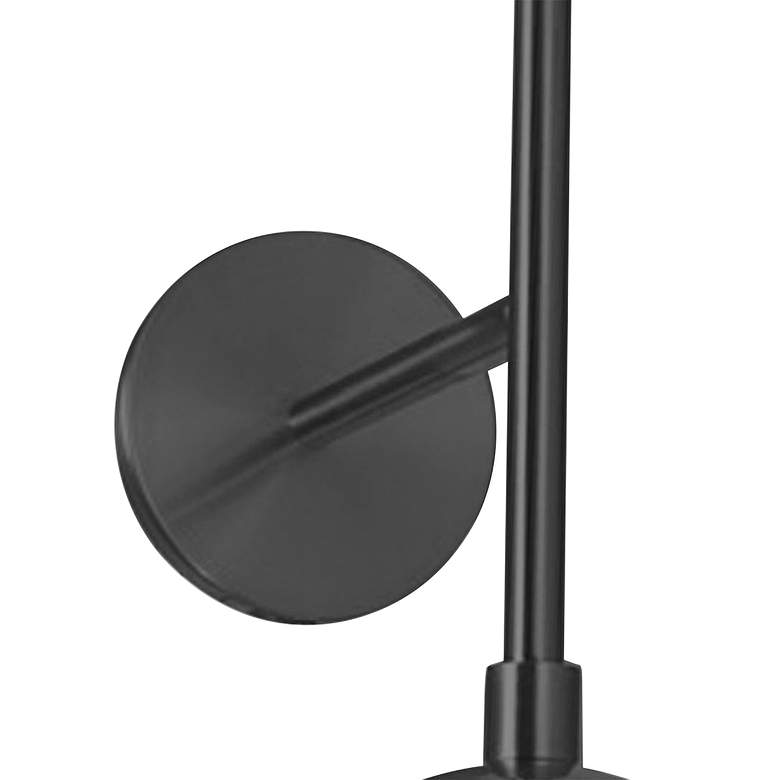 Image 3 Dayana 23 3/4 inch High Matte Black 2-Light Wall Sconce more views
