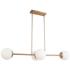 Dayana 48" Wide Aged Brass 4-Light Linear Pendant