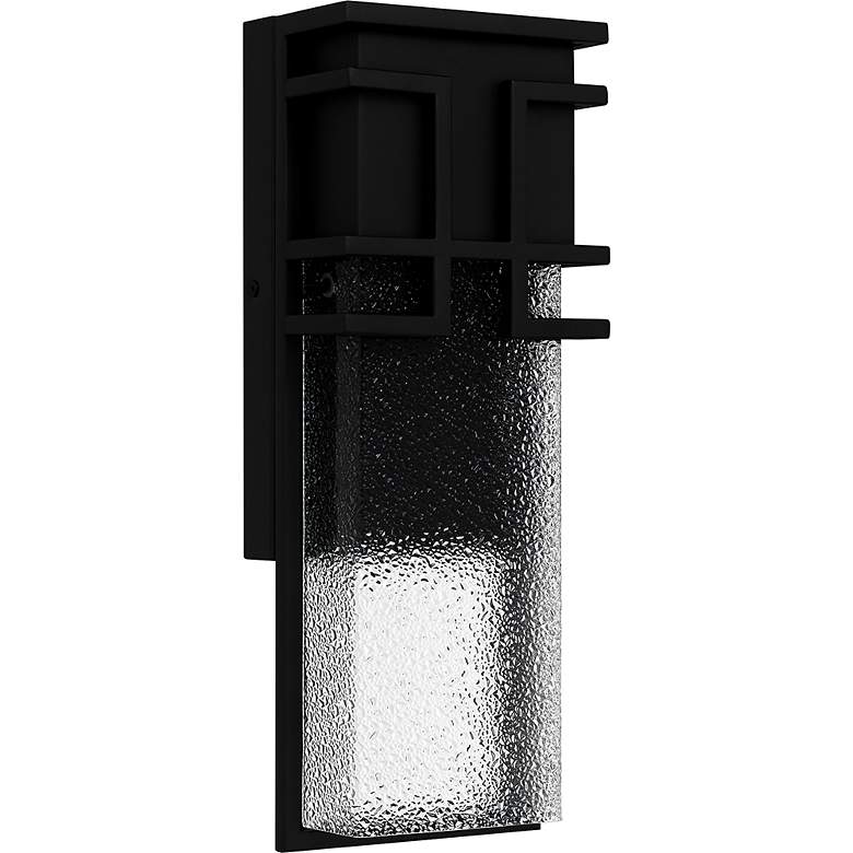 Image 3 Daymon Integrated LED Earth Black Outdoor Wall Lantern more views