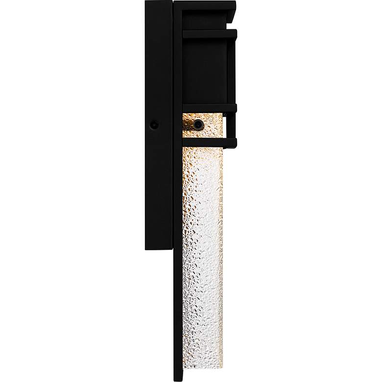 Image 5 Daymon Integrated LED Earth Black Outdoor Wall Lantern more views