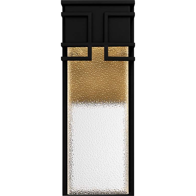 Image 4 Daymon Integrated LED Earth Black Outdoor Wall Lantern more views
