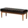 7_Daymond Dark Brown Faux Leather 5-Piece Dining Nook Set more views
