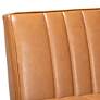 3_Daymond Tan Faux Leather Tufted 4-Piece Dining Nook Set more views