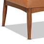 4_Daymond Tan Faux Leather Tufted 4-Piece Dining Nook Set more views