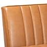 3_Daymond Tan Faux Leather Tufted 5-Piece Dining Nook Set more views