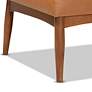 4_Daymond Tan Faux Leather Tufted 5-Piece Dining Nook Set more views