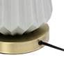 Dayne Gray Fluted Ceramic Table Lamp