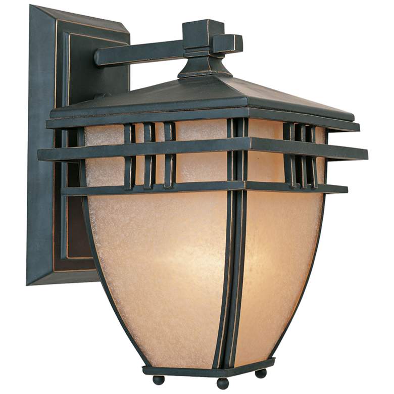 Image 1 Dayton 16 1/2 inch High Aged Bronze Patina Outdoor Wall Light