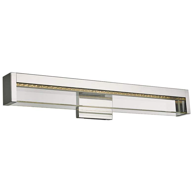 Image 1 Dazzle 24" Wide Chrome LED Modern Bath Light