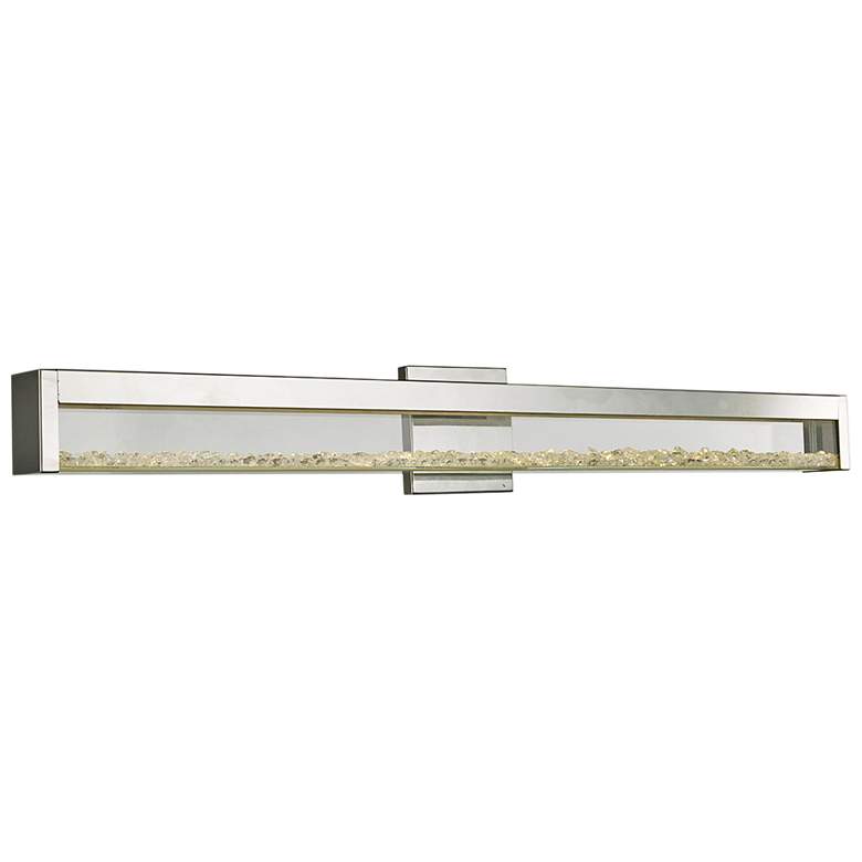 Image 1 Dazzle 36 1/4 inch Wide Chrome LED Bath Light