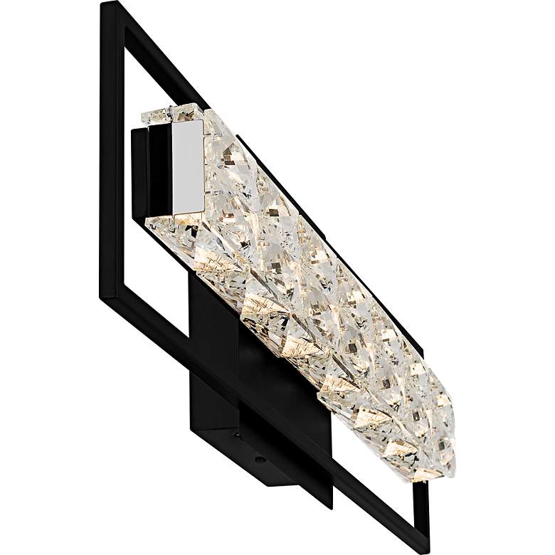 Image 4 Dazzle Integrated LED Matte Black Bath Light with CCT Switch more views