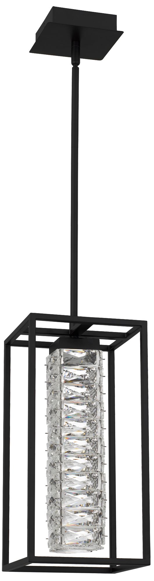 Image 3 Dazzle Integrated LED Matte Black Mini Pendant Light more views