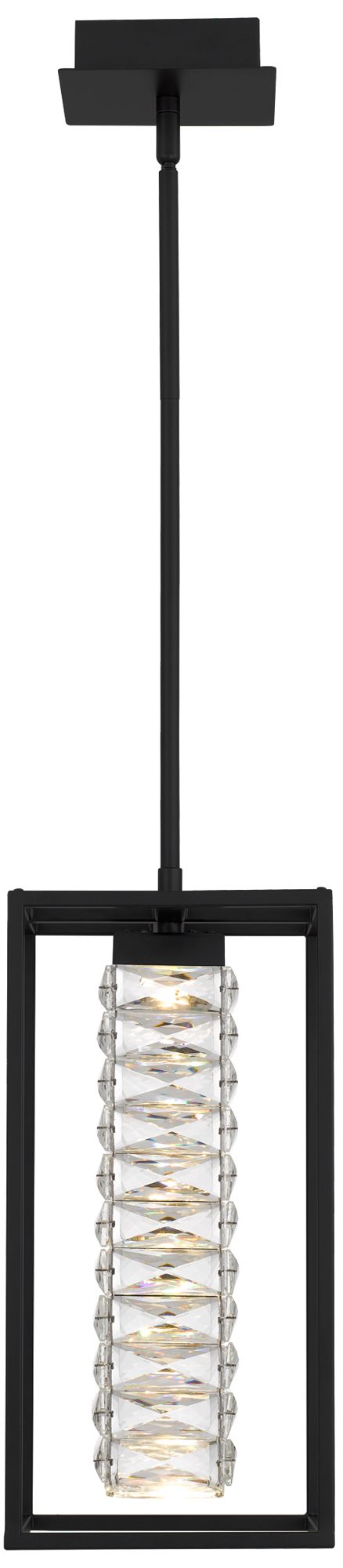 Image 4 Dazzle Integrated LED Matte Black Mini Pendant Light more views