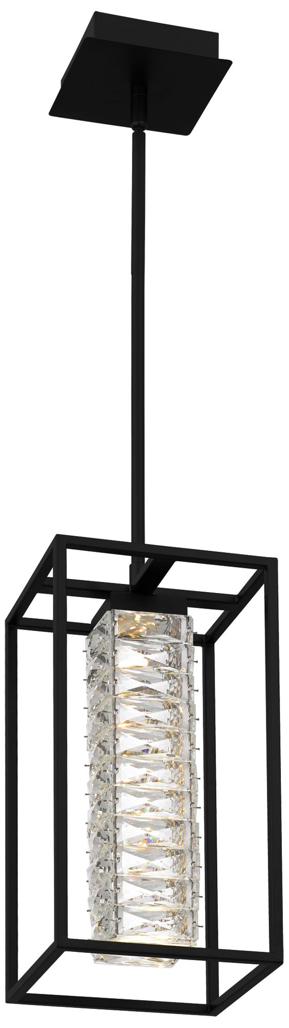 Image 5 Dazzle Integrated LED Matte Black Mini Pendant Light more views
