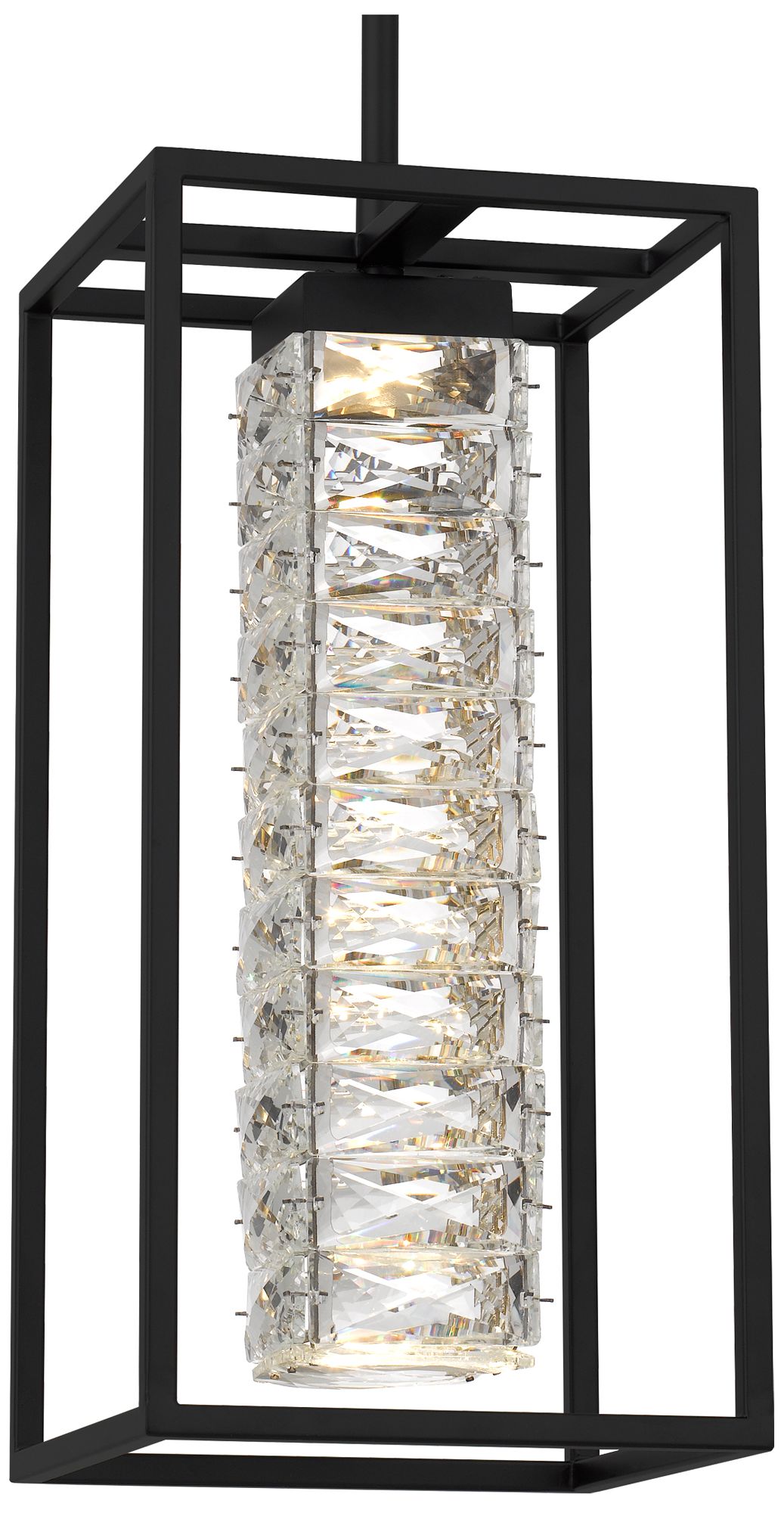 Image 6 Dazzle Integrated LED Matte Black Mini Pendant Light more views