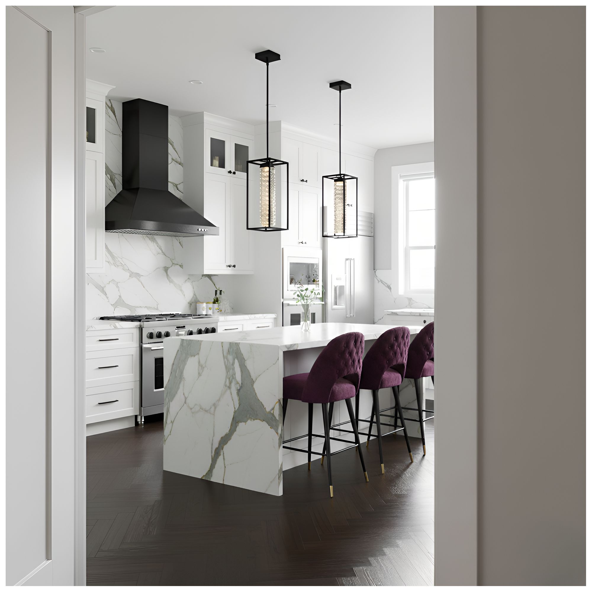 Image 7 Dazzle Integrated LED Matte Black Mini Pendant Light more views