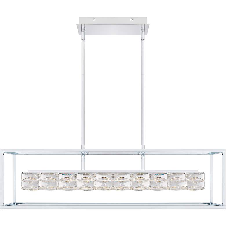 Image 4 Dazzle Integrated LED Polished Chrome Island Light more views
