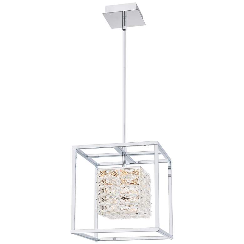 Image 1 Dazzle Integrated LED Polished Chrome Pendant Light