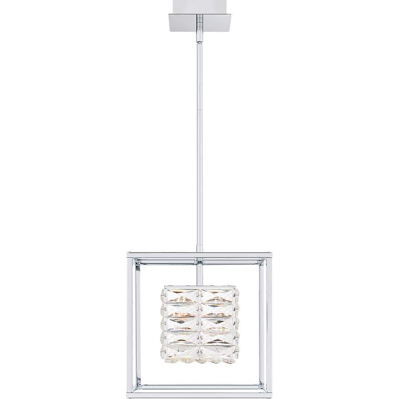Image 3 Dazzle Integrated LED Polished Chrome Pendant Light more views
