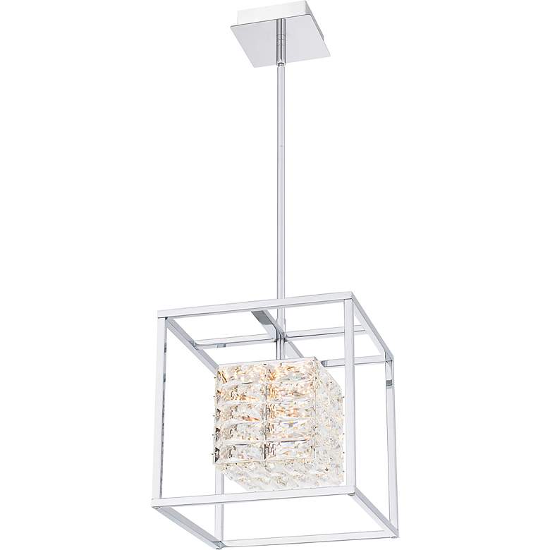 Image 4 Dazzle Integrated LED Polished Chrome Pendant Light more views