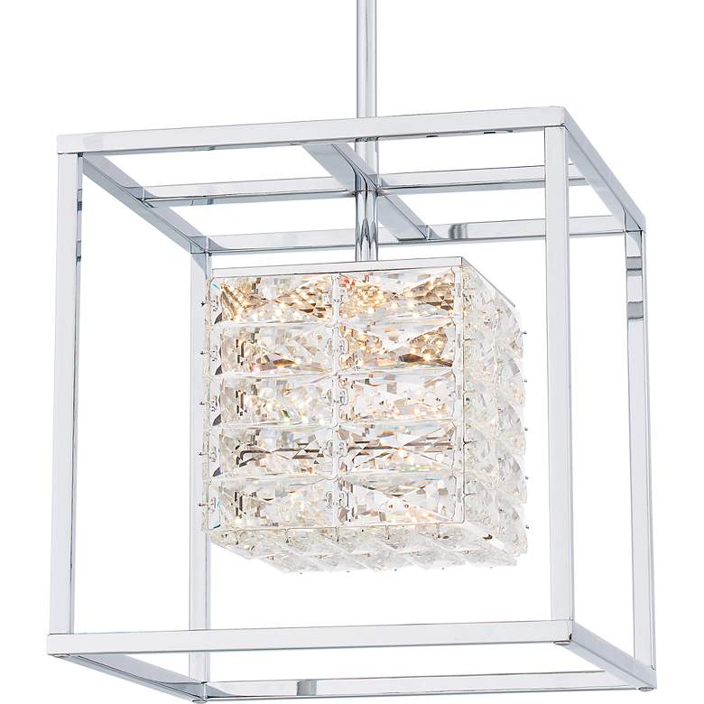 Image 6 Dazzle Integrated LED Polished Chrome Pendant Light more views
