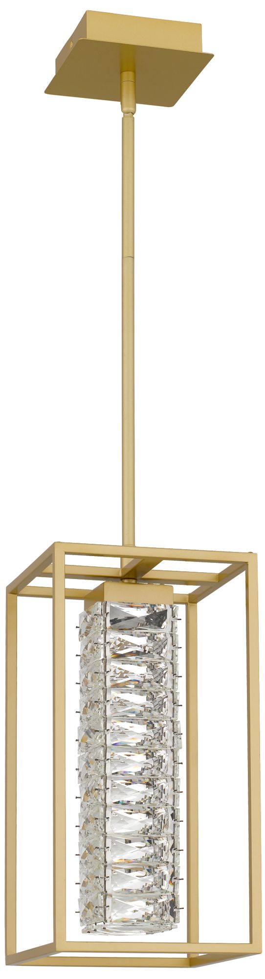 Image 3 Dazzle Integrated LED Soft Gold Mini Pendant Light more views