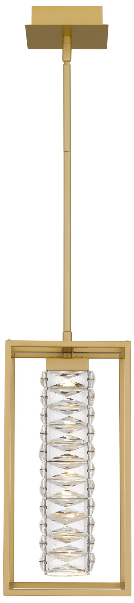 Image 4 Dazzle Integrated LED Soft Gold Mini Pendant Light more views
