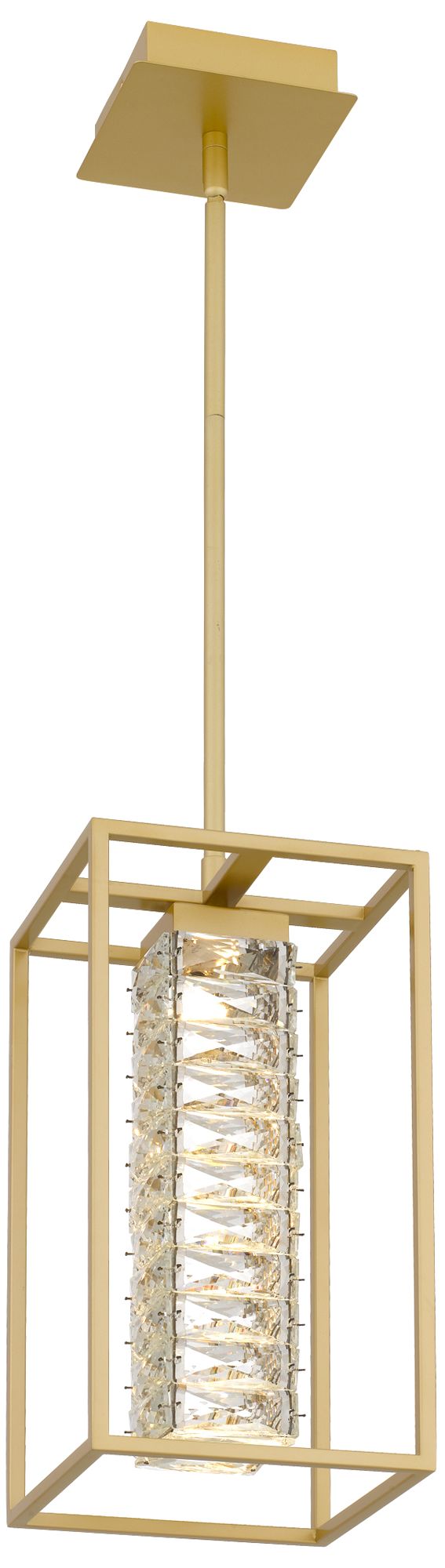 Image 5 Dazzle Integrated LED Soft Gold Mini Pendant Light more views