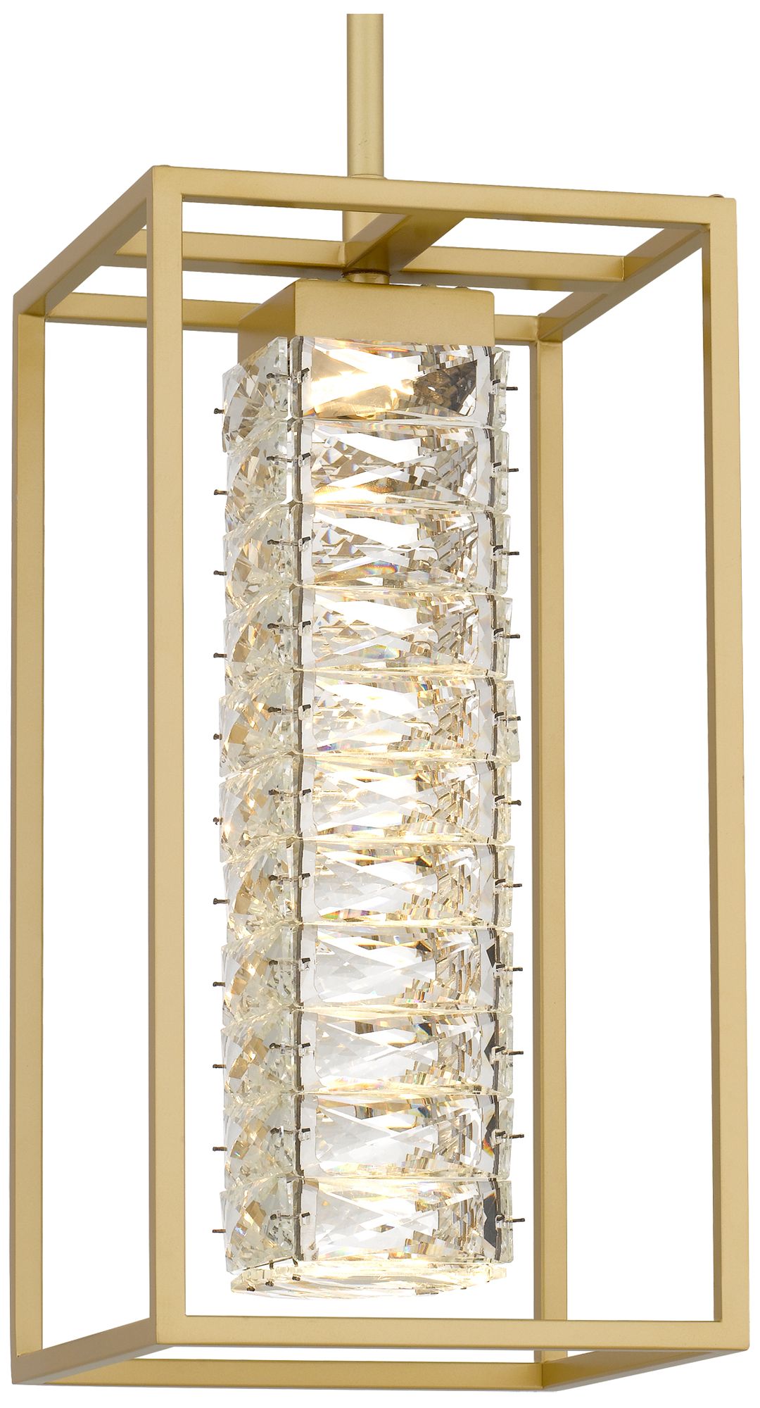 Image 6 Dazzle Integrated LED Soft Gold Mini Pendant Light more views