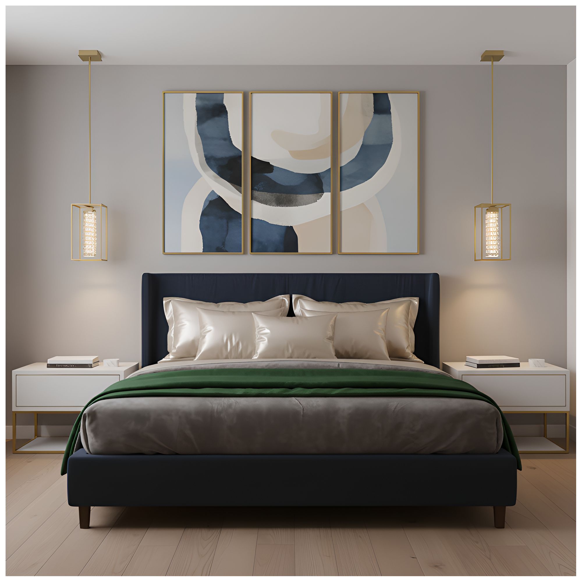 Image 7 Dazzle Integrated LED Soft Gold Mini Pendant Light more views